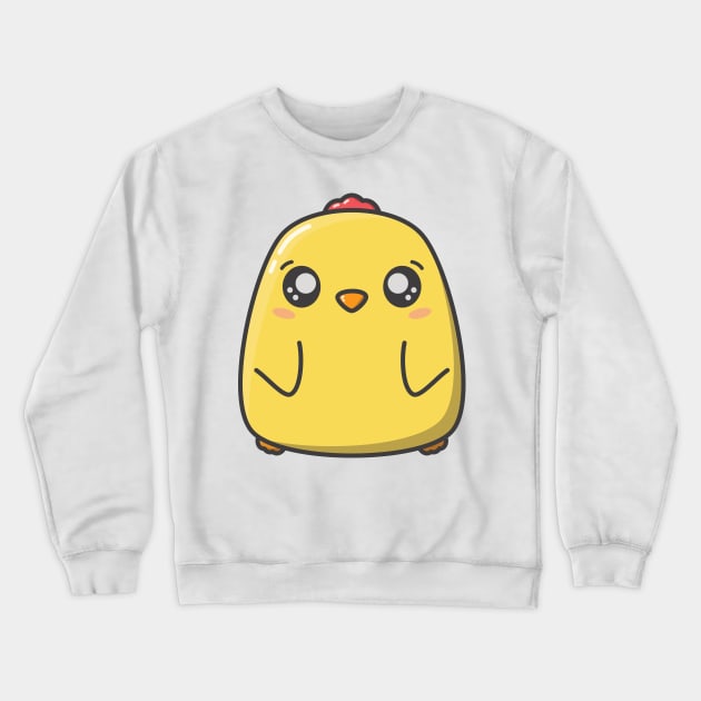 Cute Baby Chick Crewneck Sweatshirt by StimpyStuff